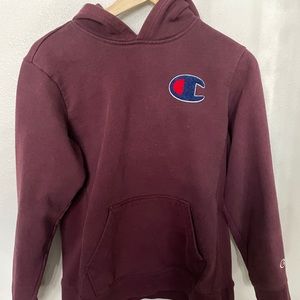 maroon champion sweater